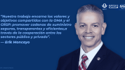 Erik Moncayo, presidente electo del GRSP de la OMA y presidente internacional de WBO.