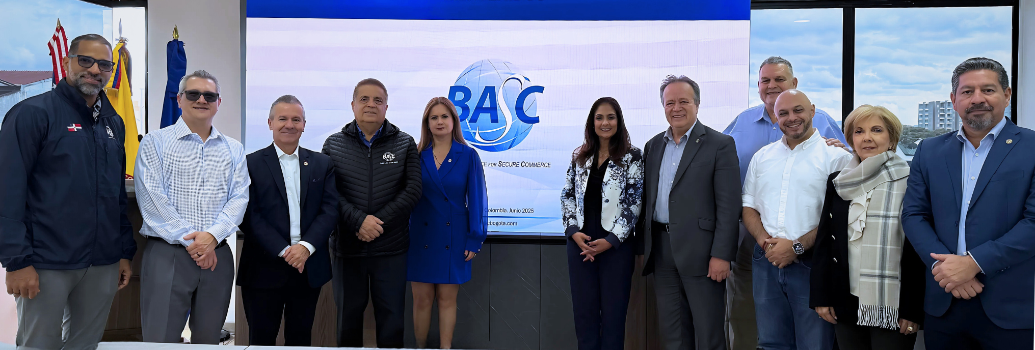 Miembros del Comité Técnico de WBO junto a directivos del Capítulo BASC Bogotá.