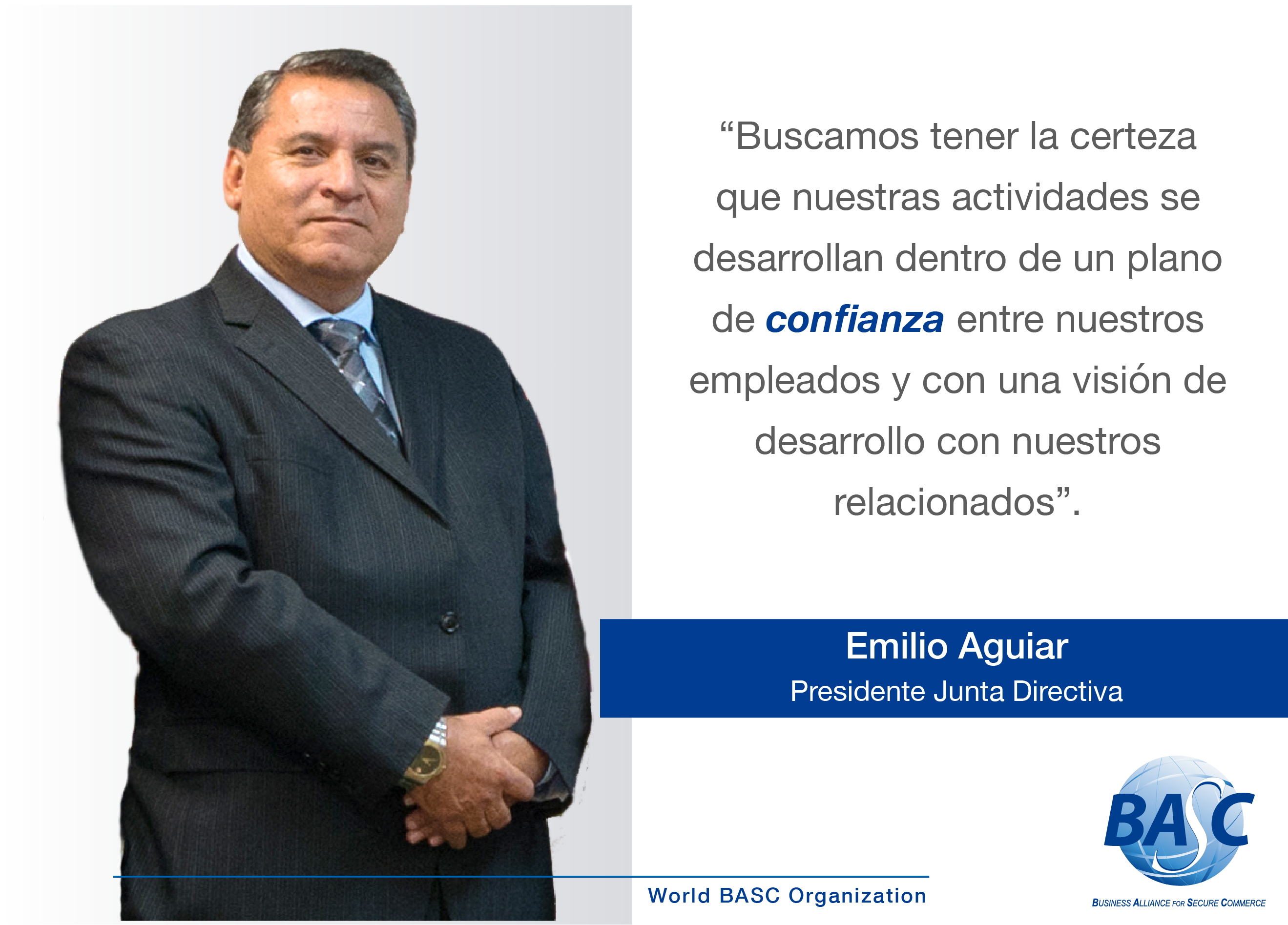 Emilio Aguiar, Presidente de la Junta Directiva de WBO.