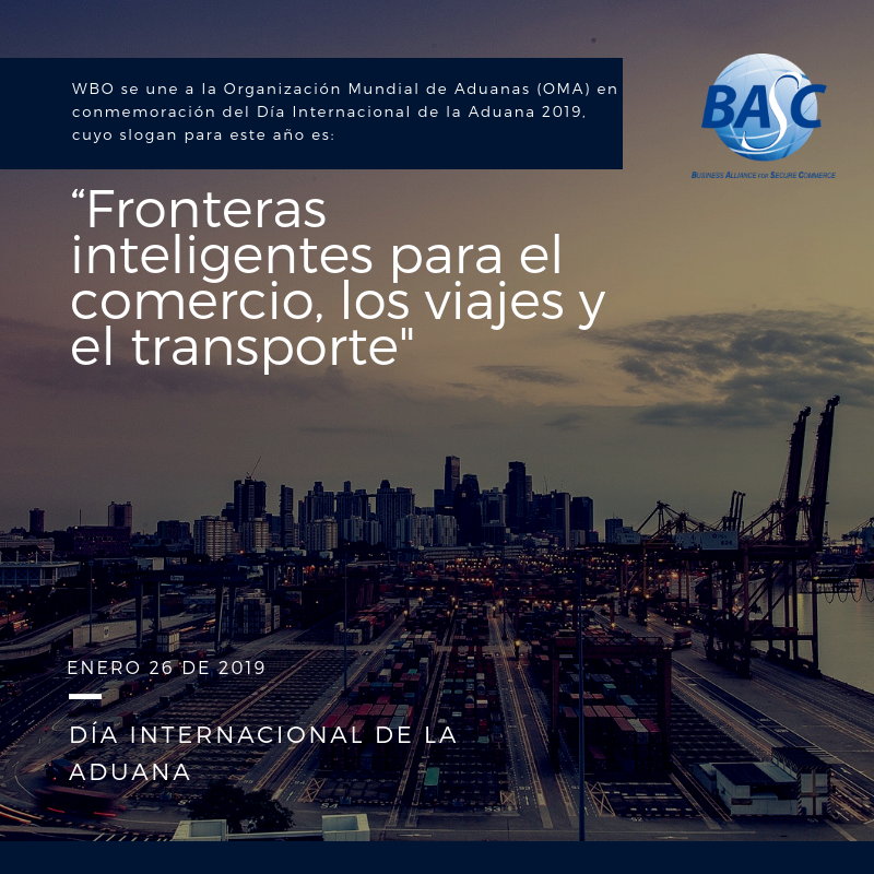Conmemoración del Día Internacional de la Aduana 2019.