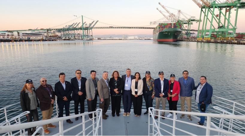 Delegates of the BASC Trade Mission to the Port of Los Angeles - Port LA.
